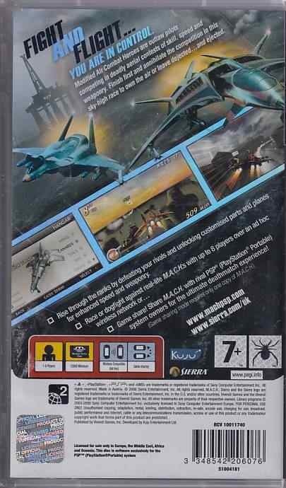 Mach modified air combat heroes - PSP (B Grade) (Genbrug)